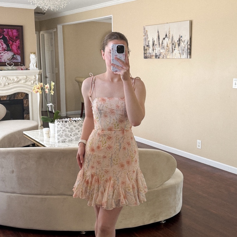 Floral Cream Dress